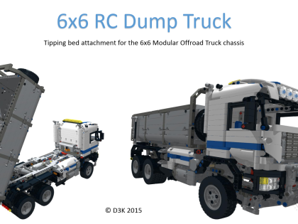 6X6全驱带中央差速锁自卸车 Dump Truck  for D3K