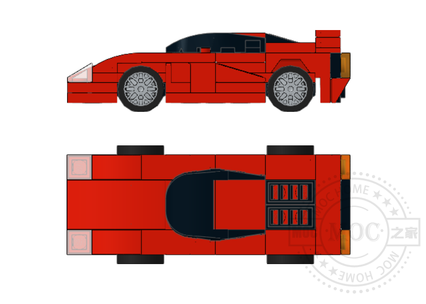 Mini F40 迷你小跑车