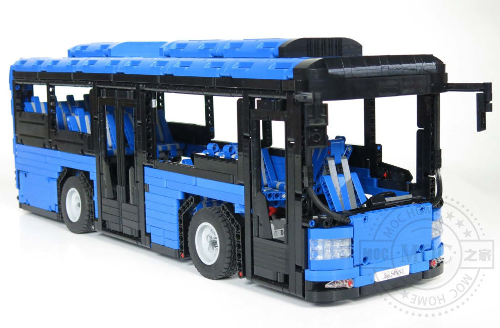 MOC-BUS蓝色电动公交