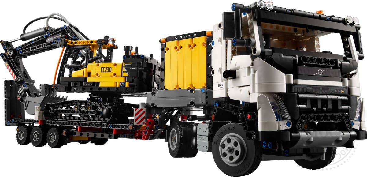 【乐高】42175 Volvo FMX 卡车和 EC230 绿色动力挖掘机