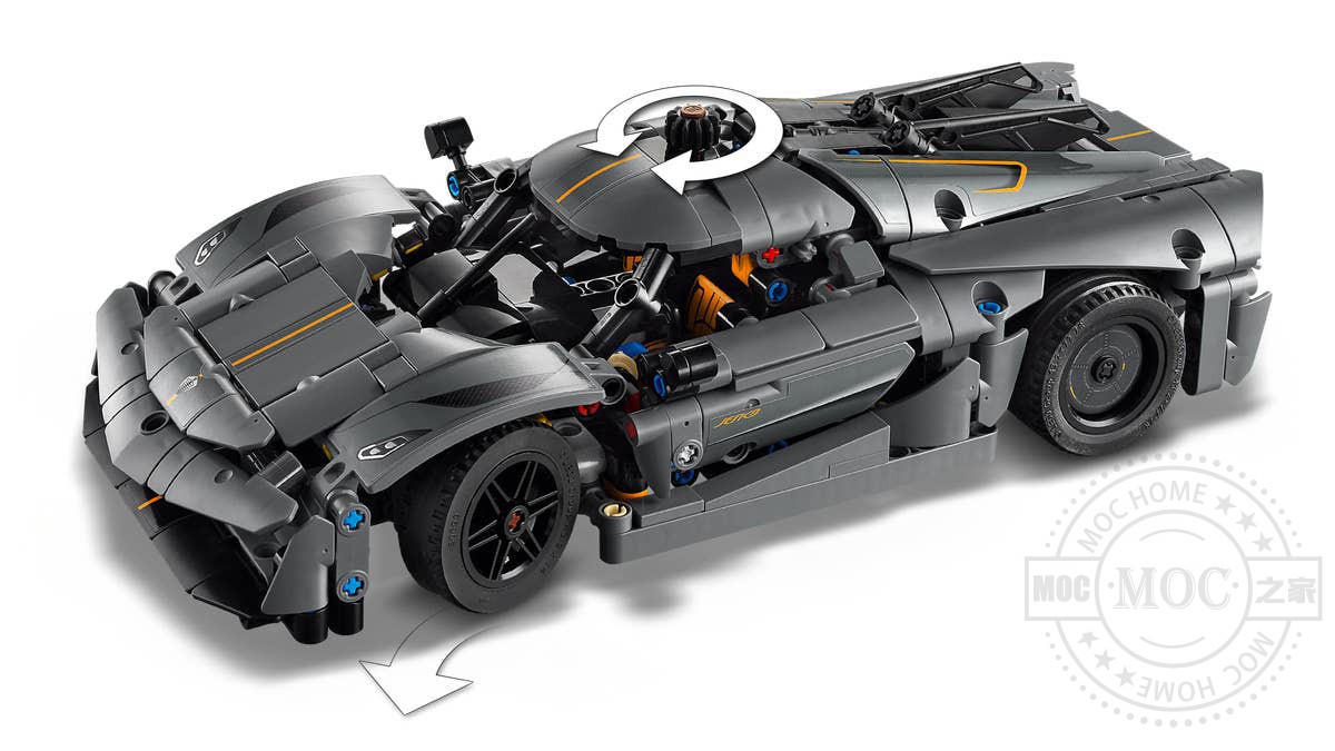 【乐高】42173 Koenigsegg Jesko Absolut 灰色超跑