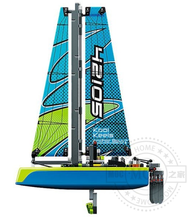 【乐高】42105 漂浮双体船可下水