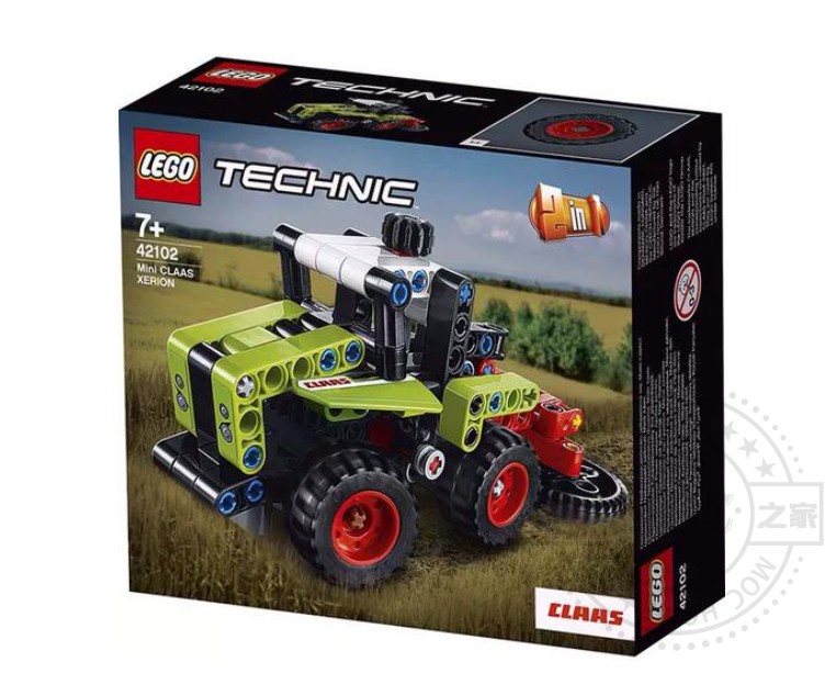 【乐高】42102 迷你 CLAAS XERION 拖拉机